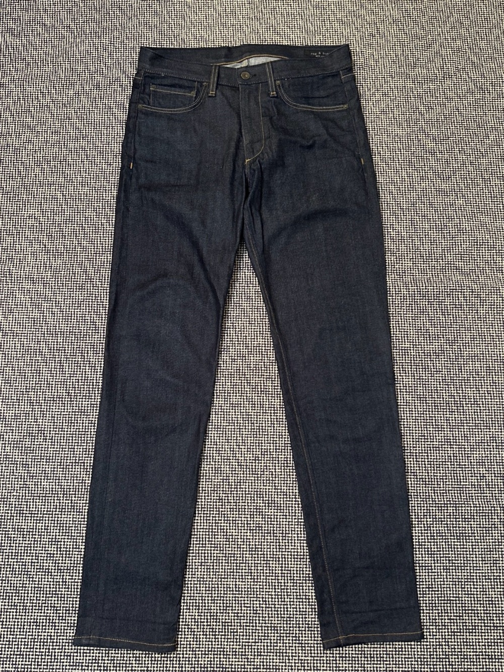 rag & bone Men's Dark Indigo Slim Jeans